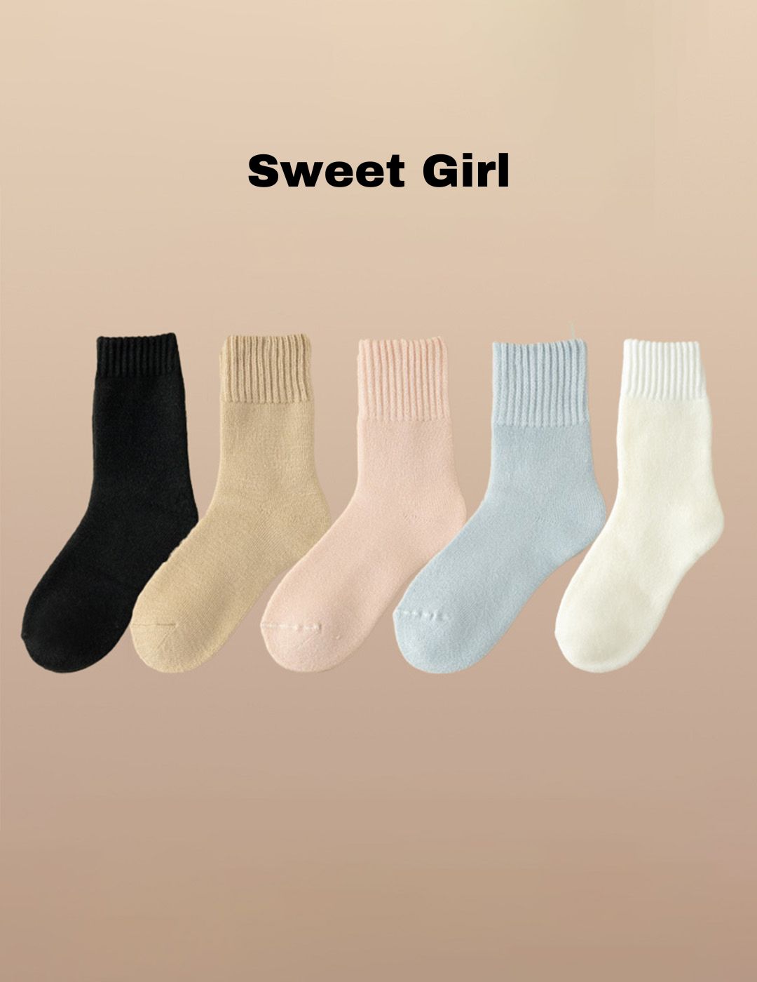 The Cloud Warm Crew Sock Kit of 5