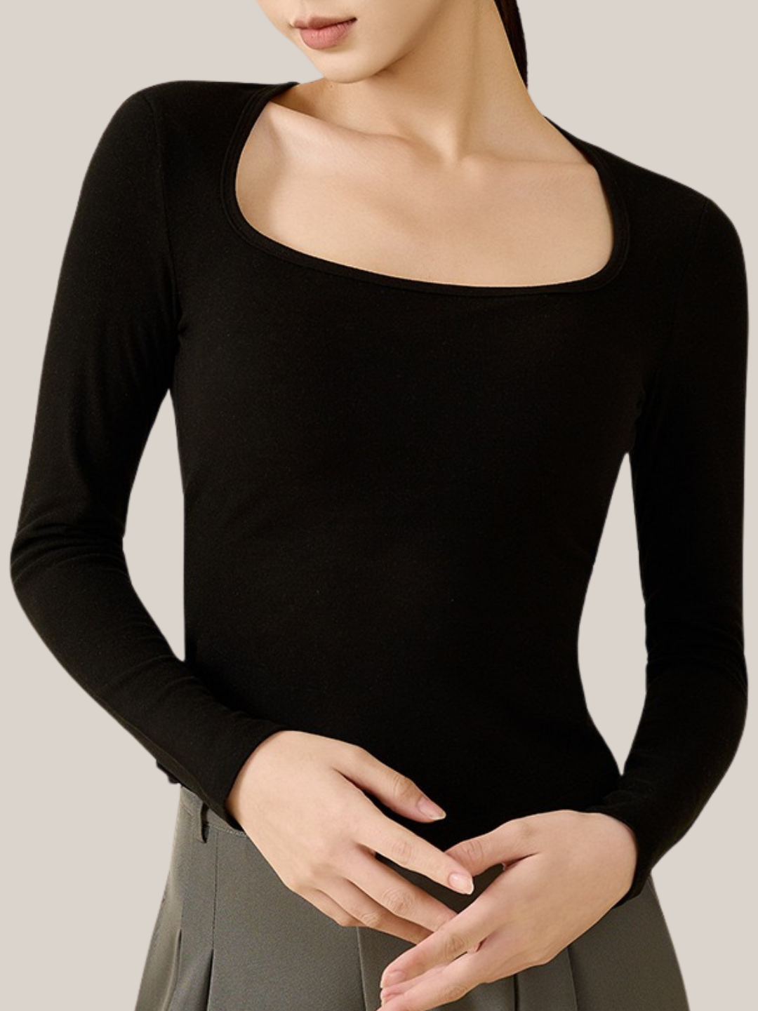 NuWarm Tech Thermal Square Neck Top