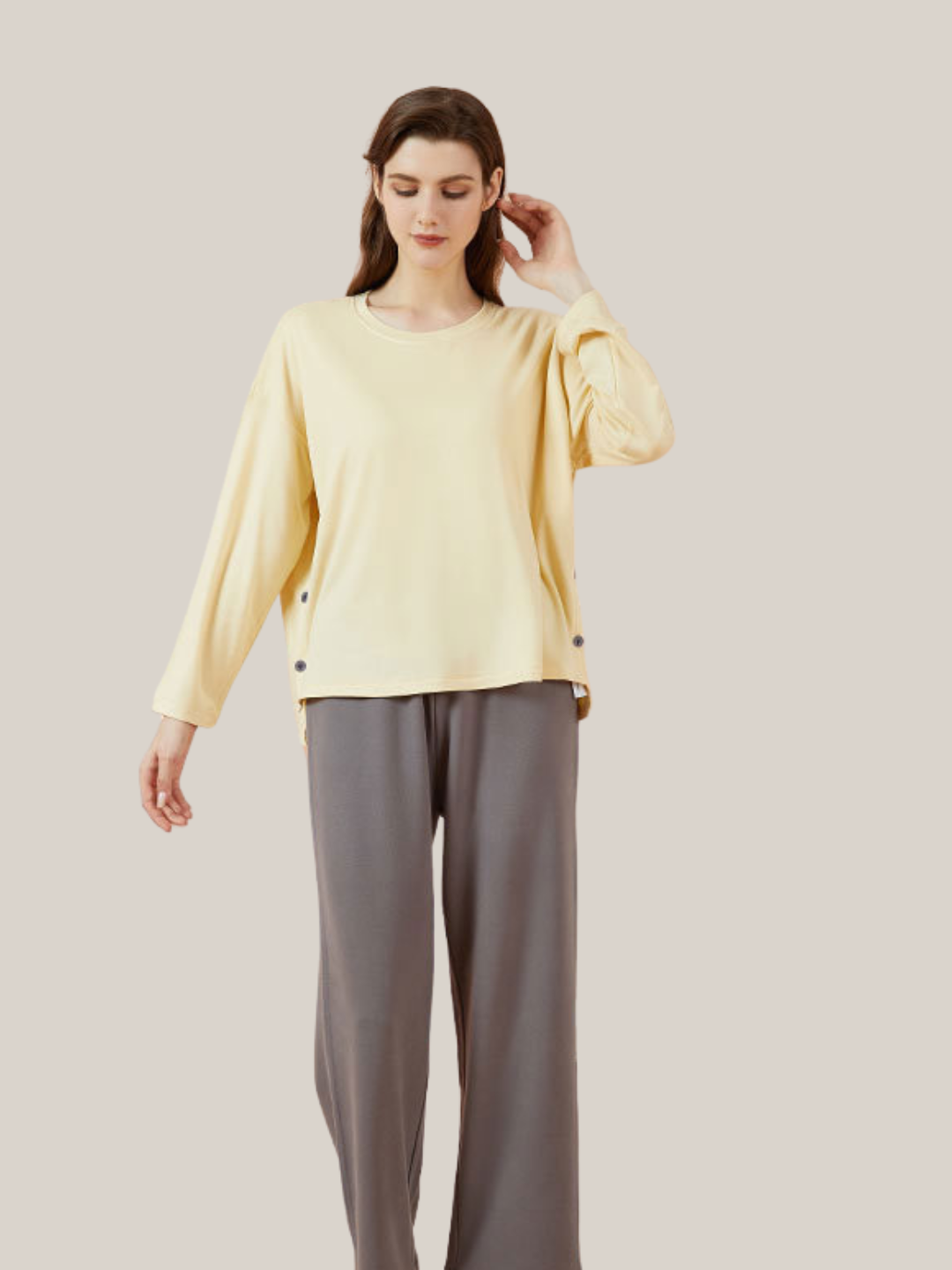 NuLounge Thermal Pajamas Crew Neck Set